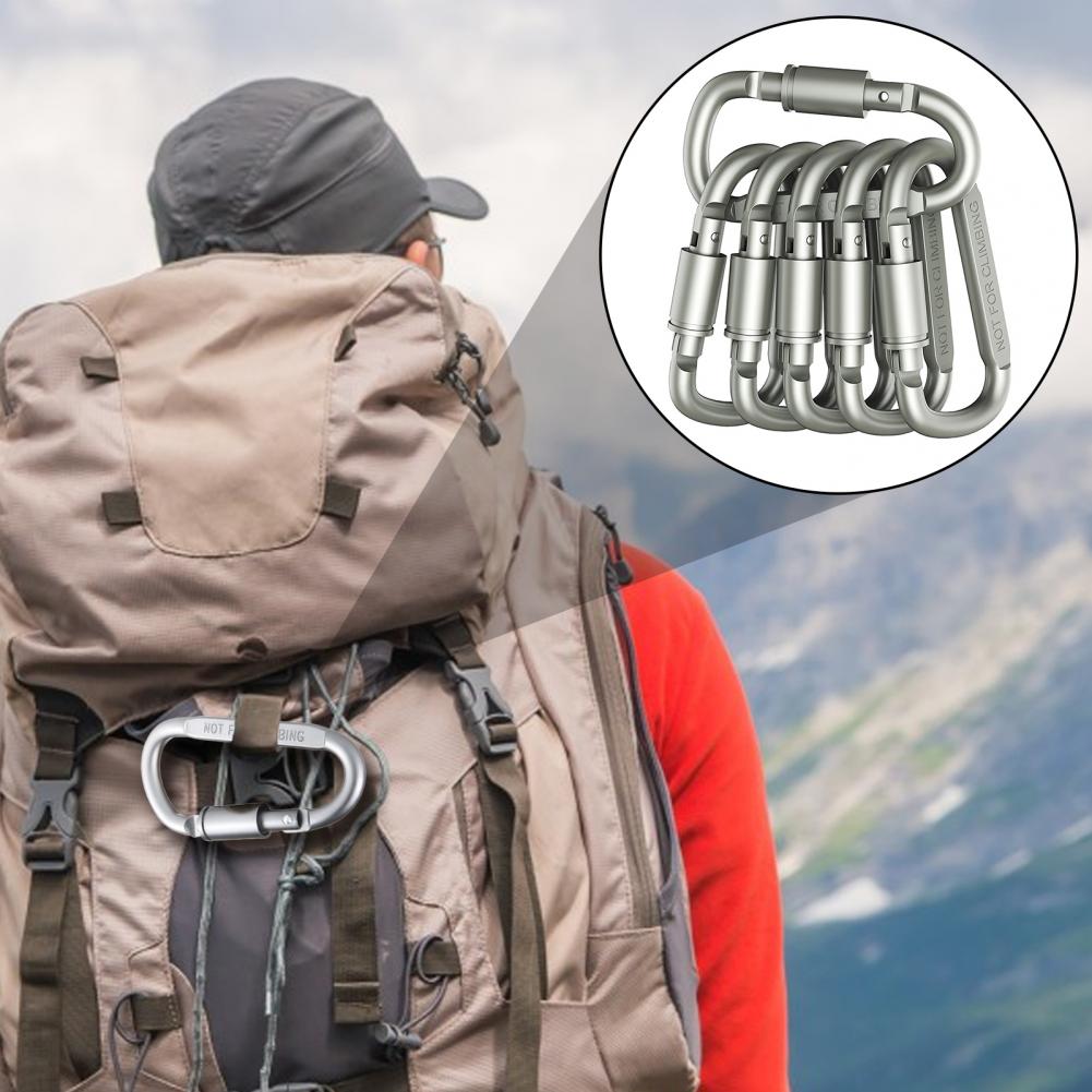 Carabiner Locking D - Karabinki z blokadą do breloków, 6