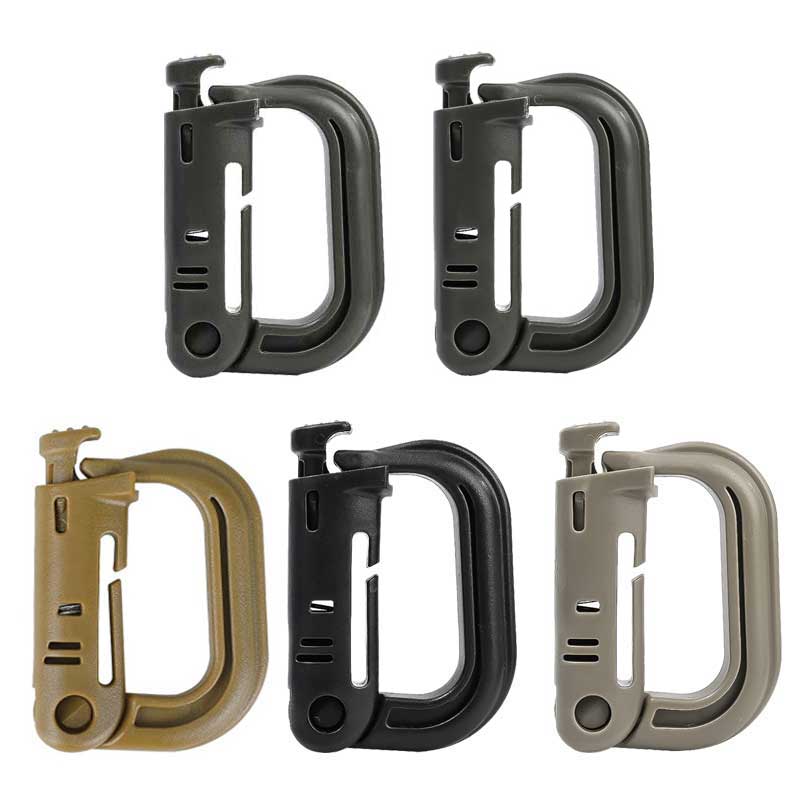 Carabiner Locking D - 5 sztuk Grimloc Molle karabinek D