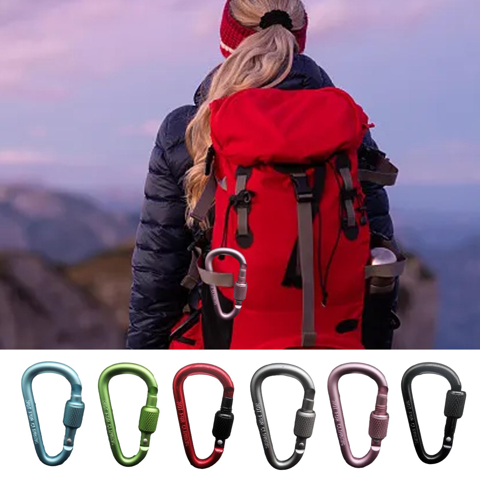 Carabiner Locking D - Karabińczyk aluminiowy w kształcie litery D