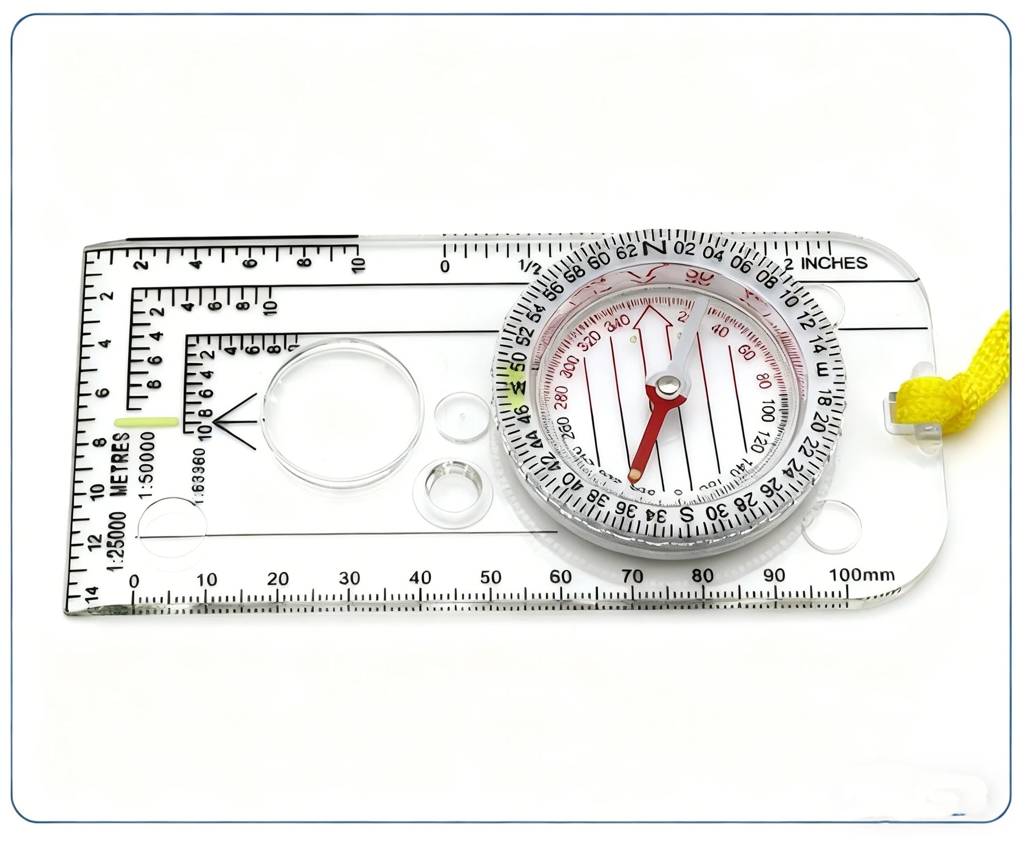 Map Compass Orienteering - Kompas do orientowania się na zewnątrz,