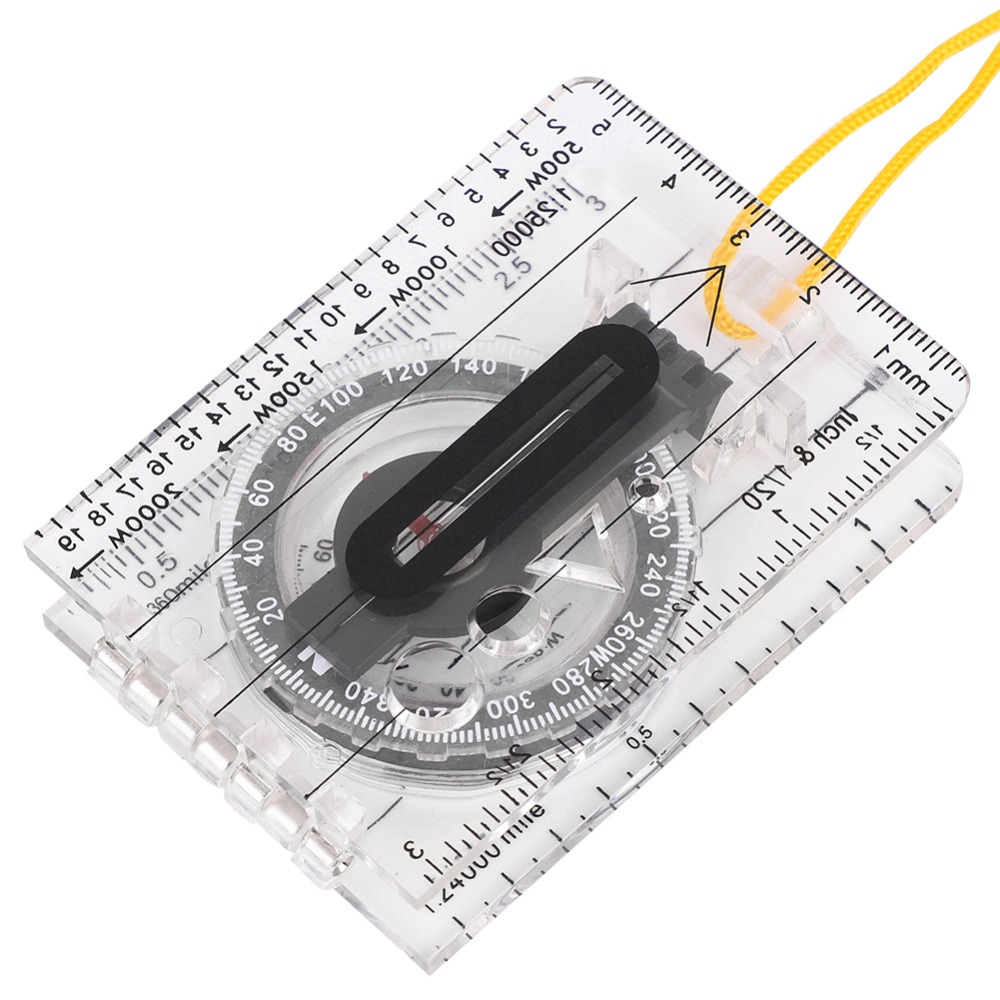 Map Compass Orienteering - Wytrzymały, lekki kompas do orientowania z