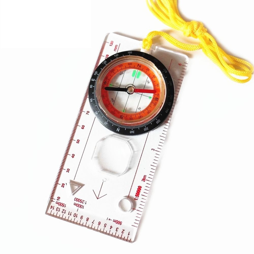 Kompas orientacyjny na palec,  – Map Compass Orienteering recenzja i cena