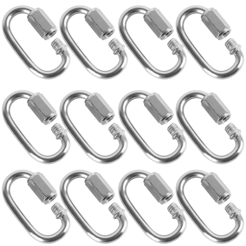 12 szt. Szybkozłączki 4MM ze s – Carabiner Locking D recenzja i cena