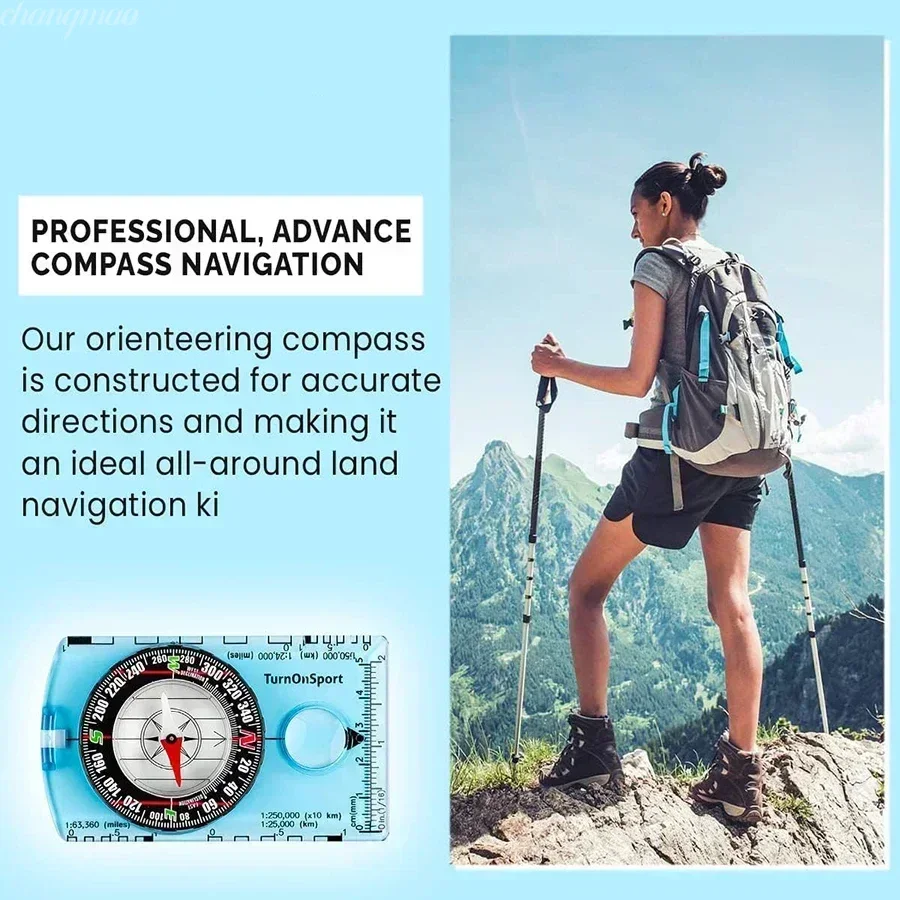 Wodoodporny kompas orientacyjn – Map Compass Orienteering recenzja i cena