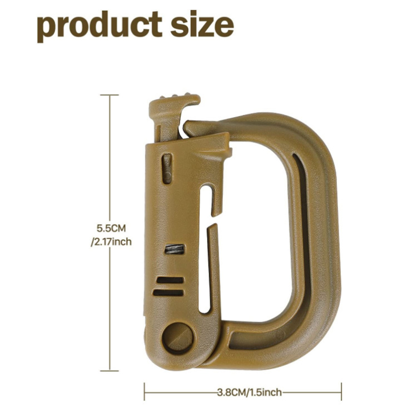 5 sztuk Grimloc Molle karabine – Carabiner Locking D recenzja i cena