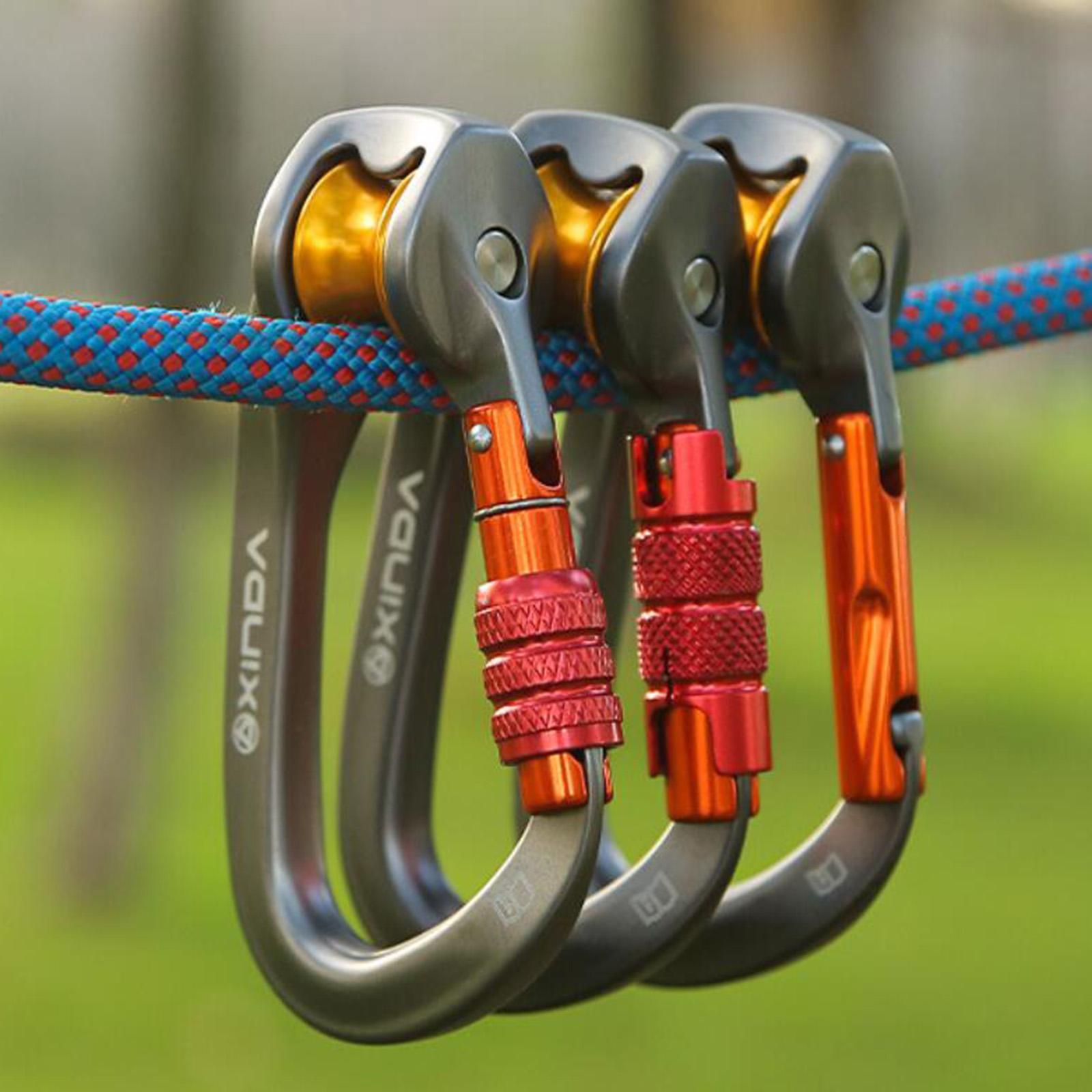 Karabinek z blokadą, sprzęt ws – Carabiner Locking D recenzja i cena