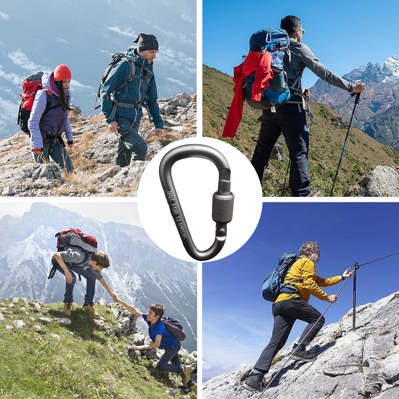Karabińczyk aluminiowy w kszta – Carabiner Locking D recenzja i cena