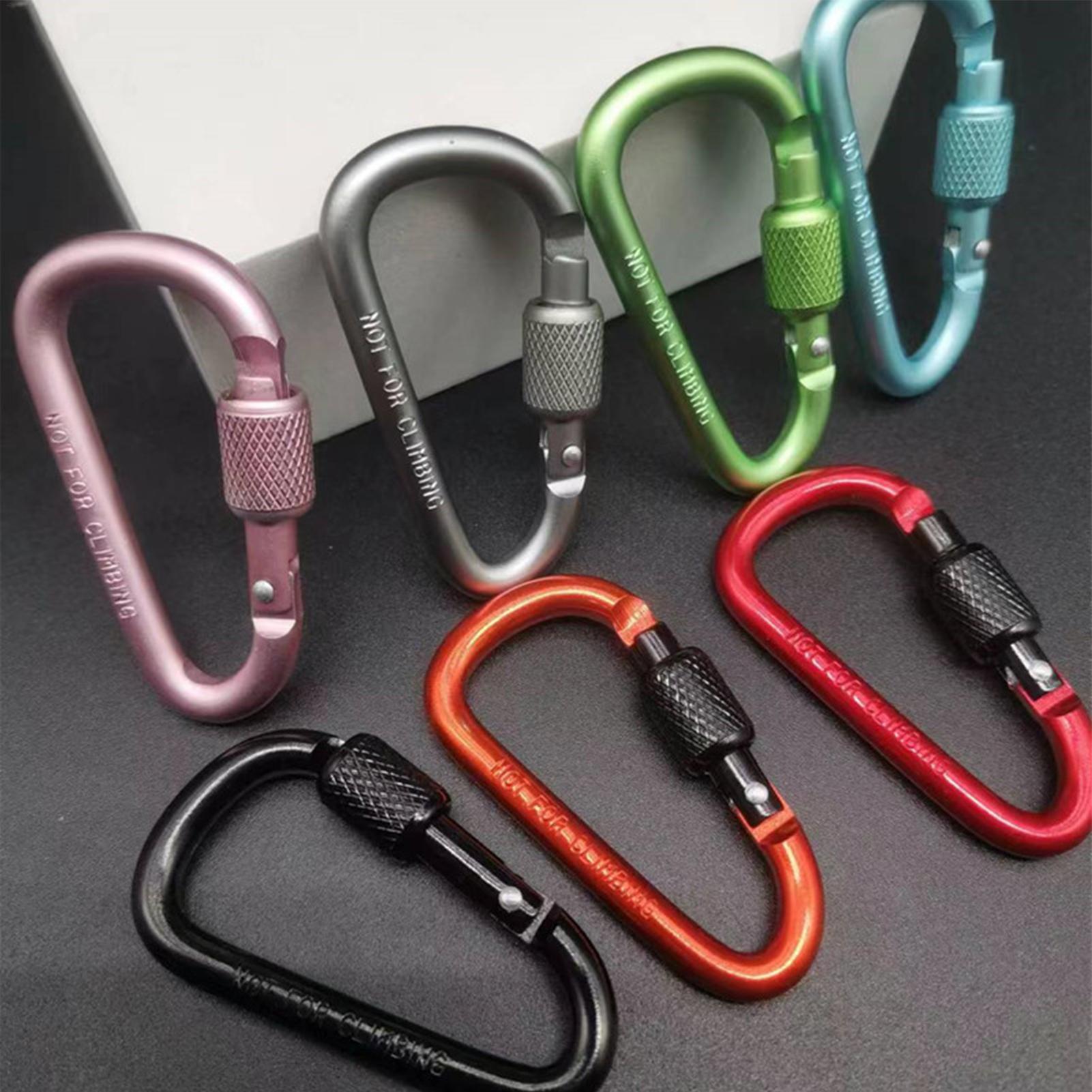 Karabińczyk aluminiowy w kszta – Carabiner Locking D recenzja i cena