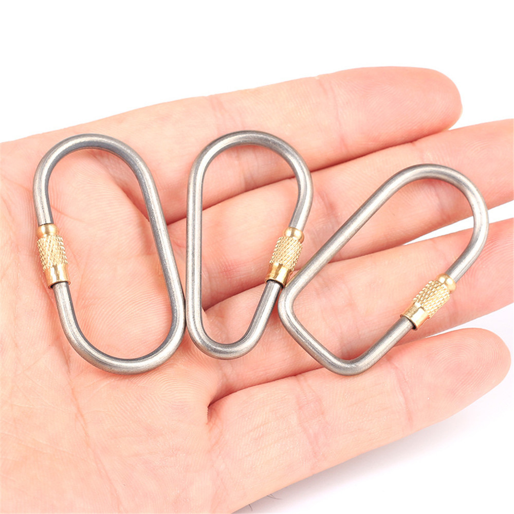 5 sztuk/partia tytanu blokowan – Carabiner Locking D recenzja i cena