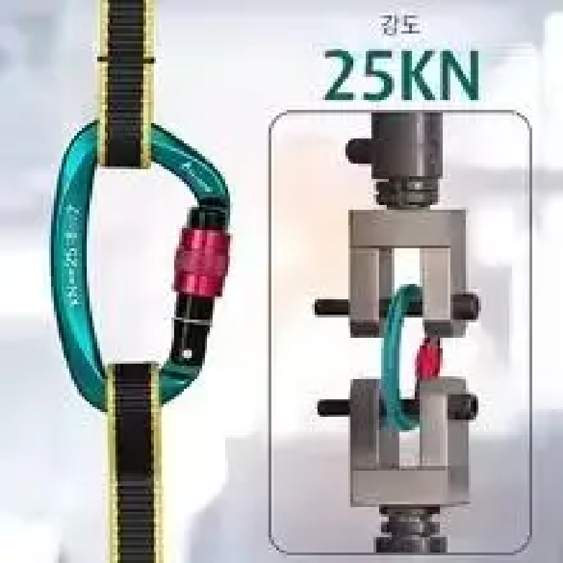 Karabinek profesjonalny w kszt – Carabiner Locking D recenzja i cena