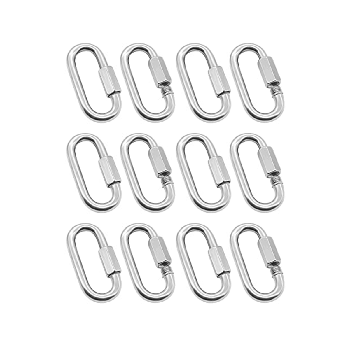 12 sztuk szybkozłączek karabiń – Carabiner Locking D recenzja i cena