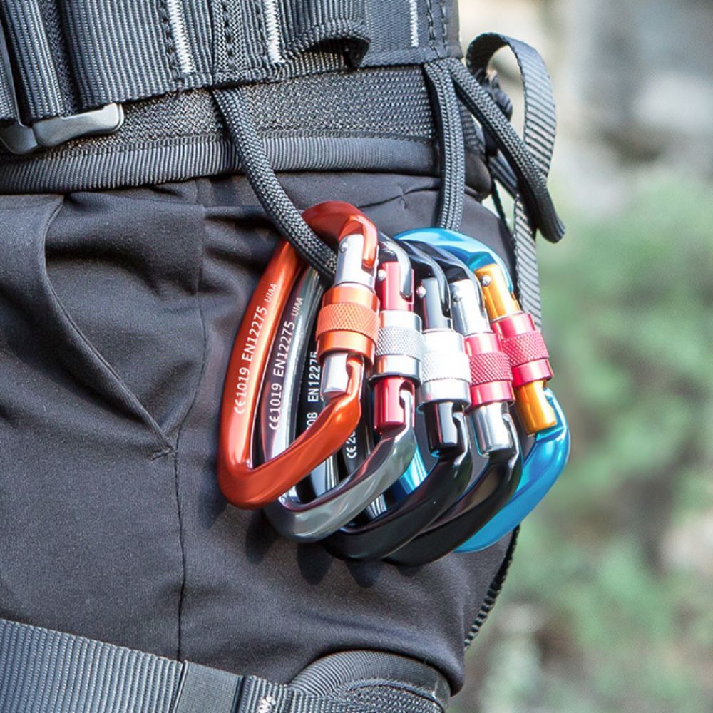 Karabinek w kształcie litery D – Carabiner Locking D recenzja i cena