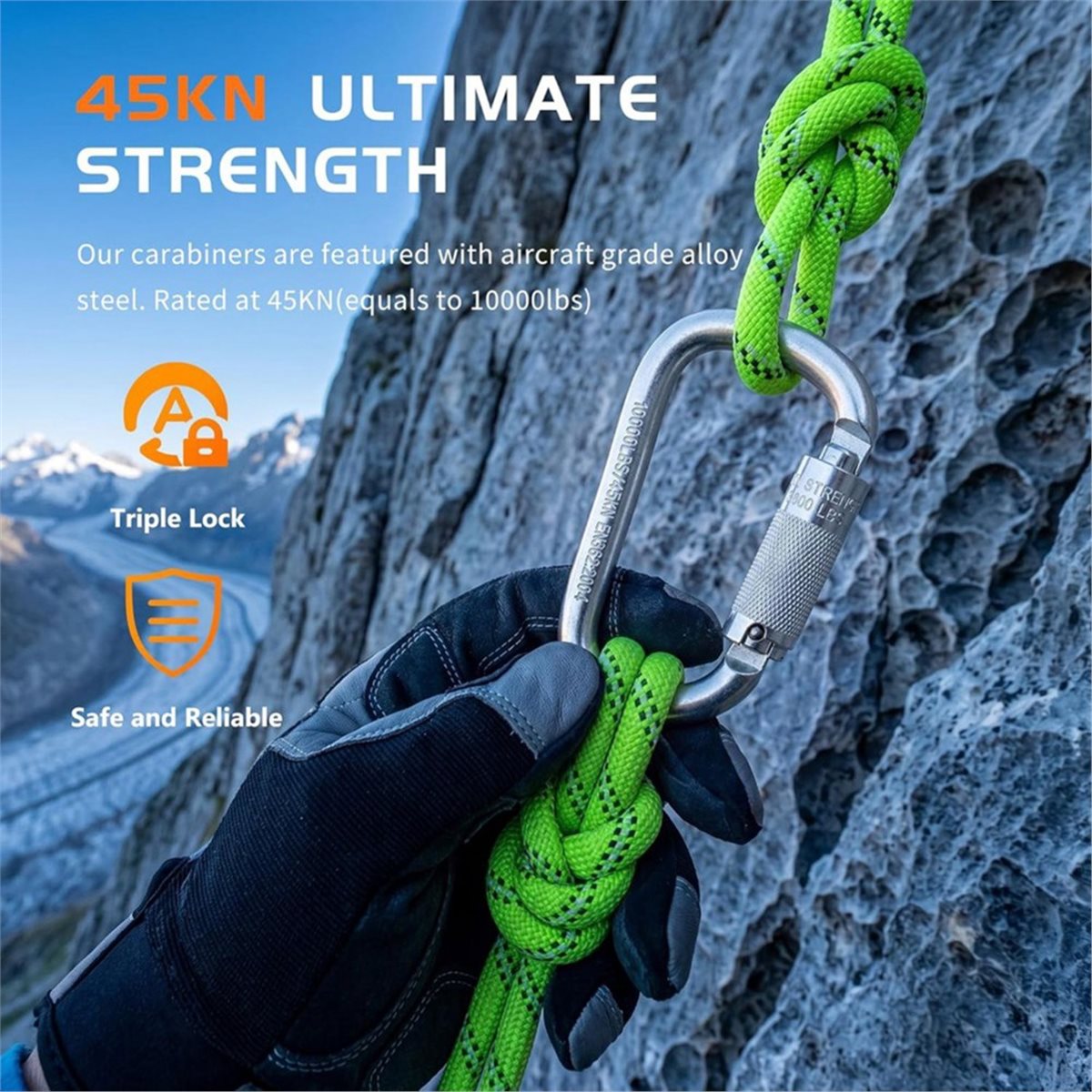 (A99Z) Karabinek samozaciskowy – Carabiner Locking D recenzja i cena