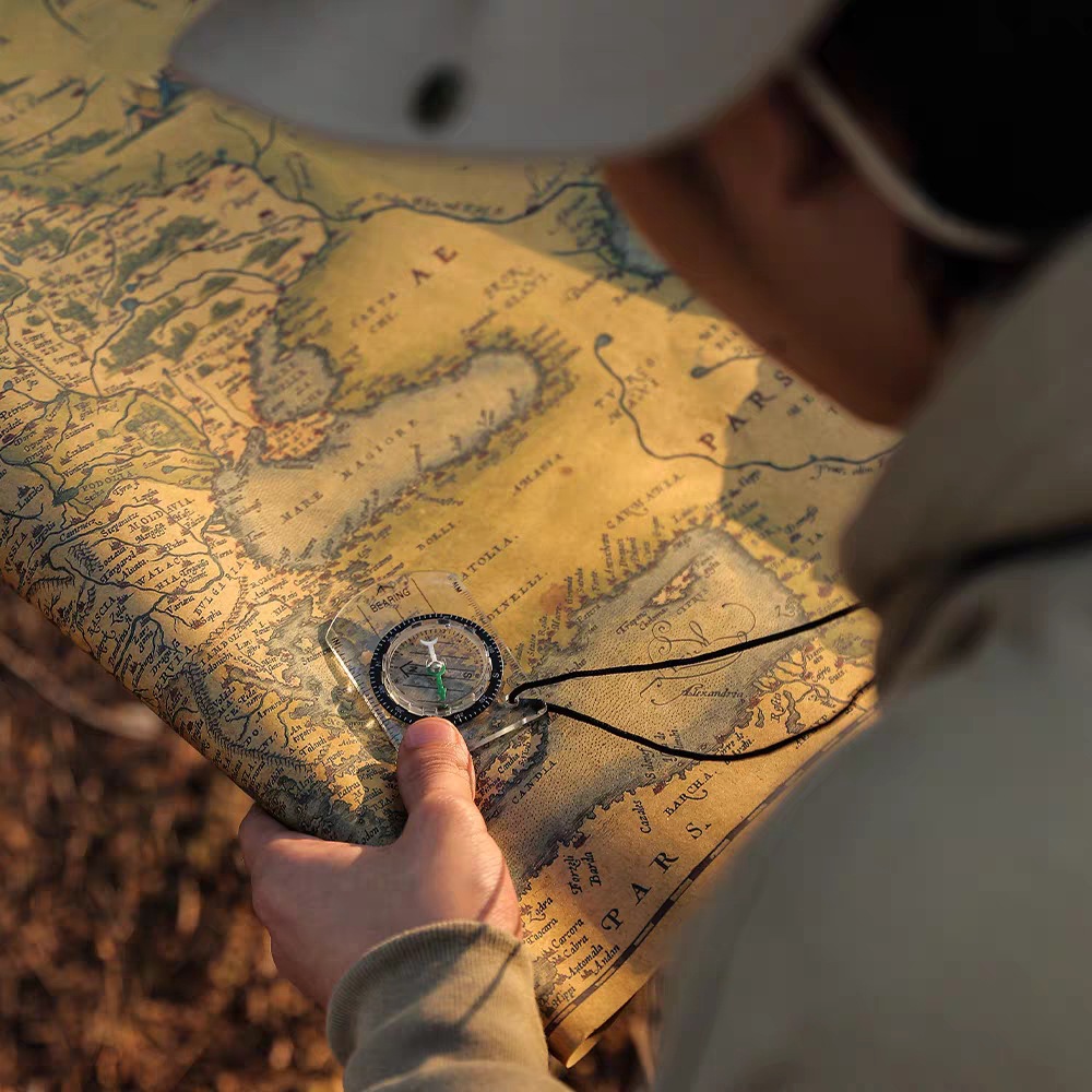 1 SZT. Nowy Mini Akrylowy Prze – Map Compass Orienteering recenzja i cena