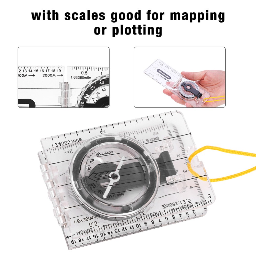 Wytrzymały, lekki kompas do or – Map Compass Orienteering recenzja i cena