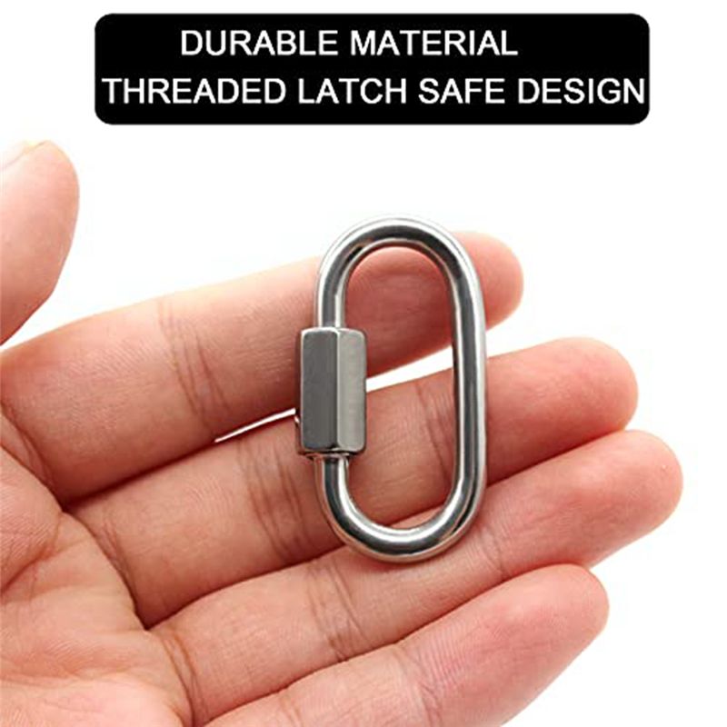 ABJS 12 sztuk Szybkozłączki 5/ – Carabiner Locking D recenzja i cena